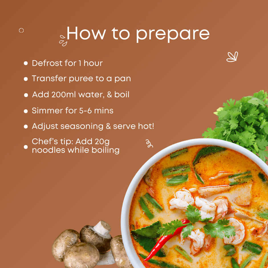 Pluckk Gluten Free Tom Kha Soup | Serves 2