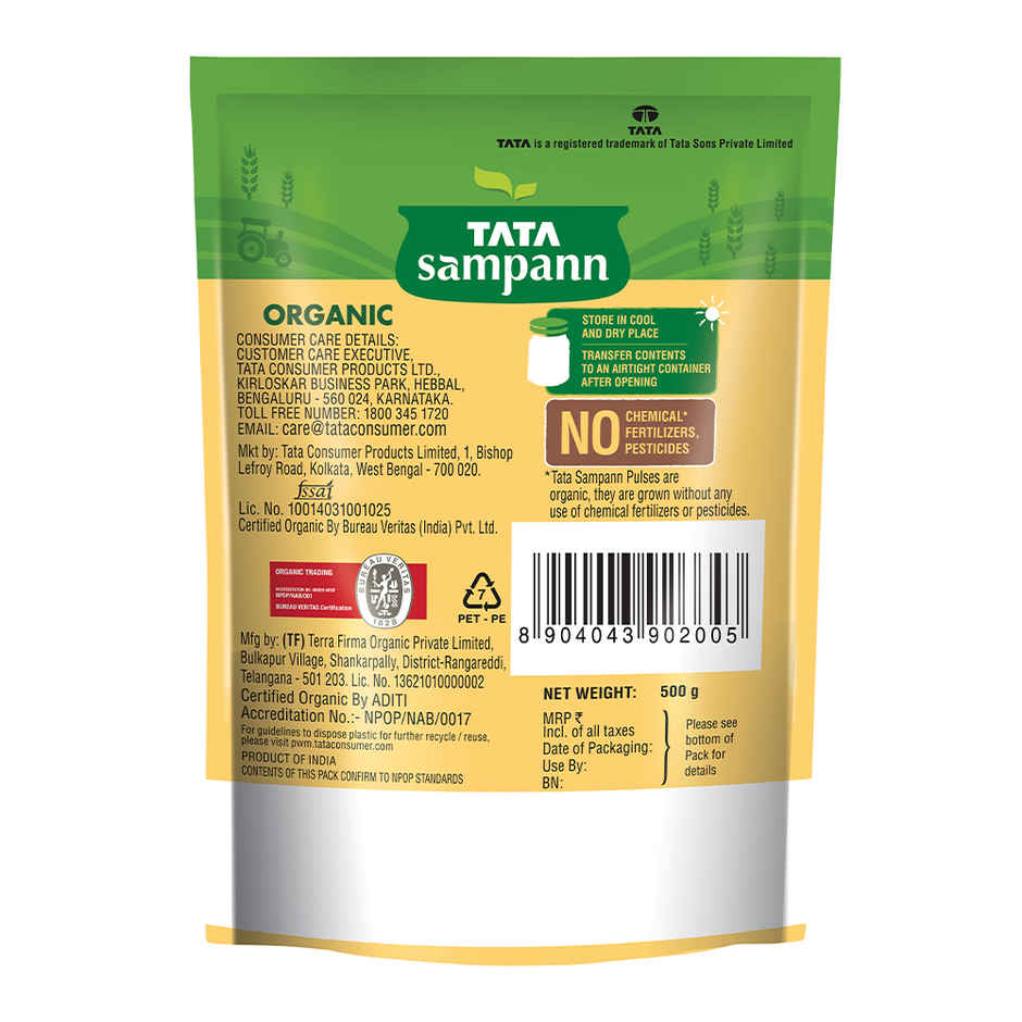 Tata Sampann Organic Unpolished Brown (Kala) Chana
