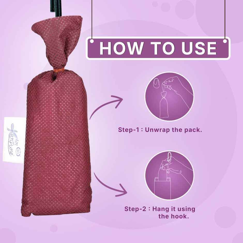 Floral Musk Camphor Pouch by Air Karpure | Car, Bathroom & Room Freshener | From House of Cycle