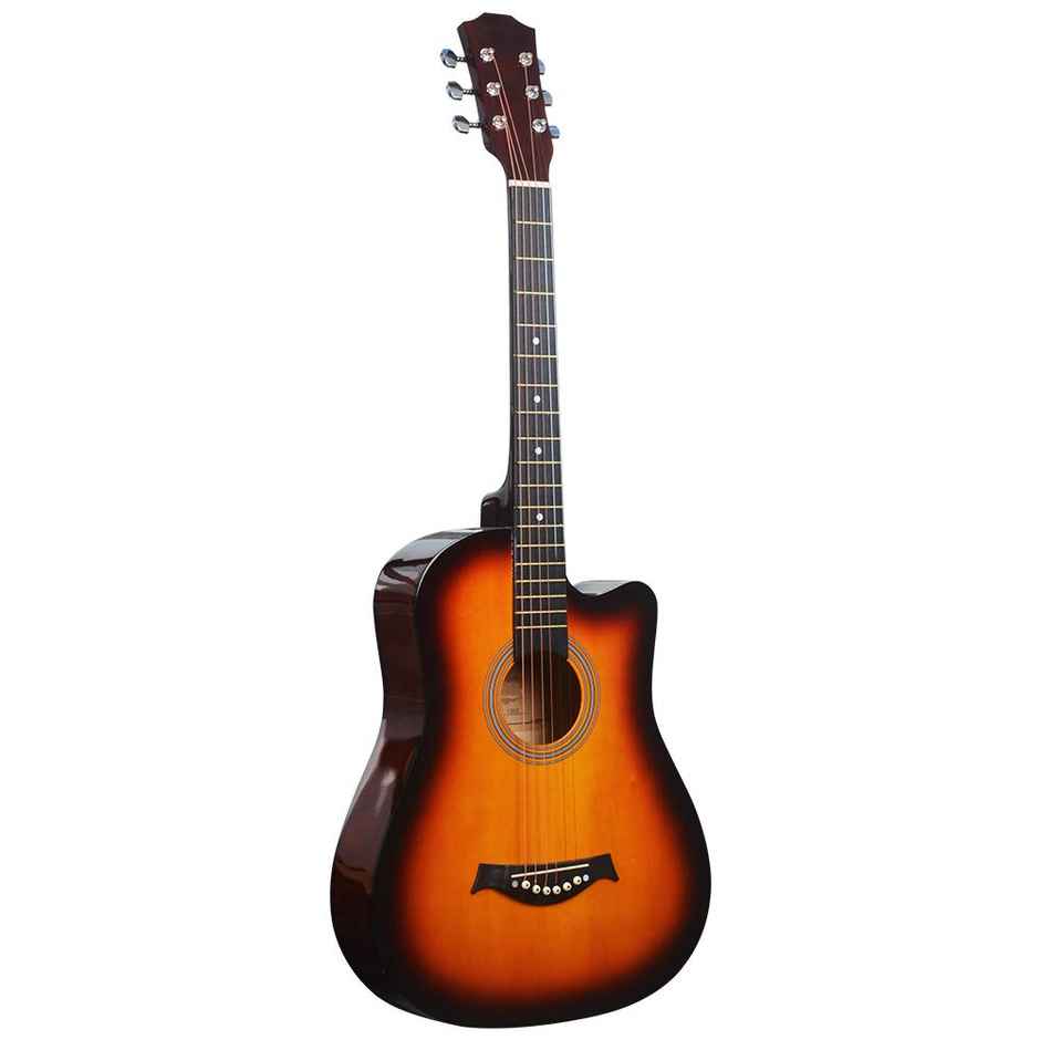 Uapan Acoustic Signature Guitar 38 Inch, Multicolor