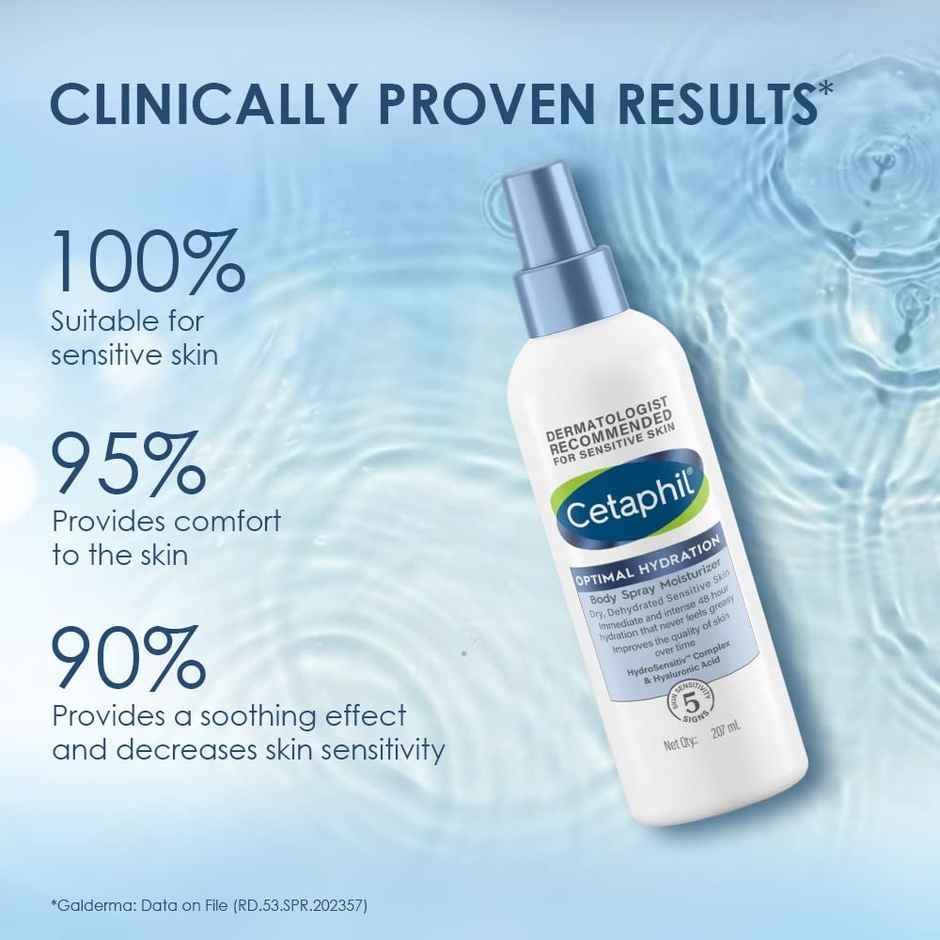 Cetaphil Optimal Hydration Body Spray Moisturizer