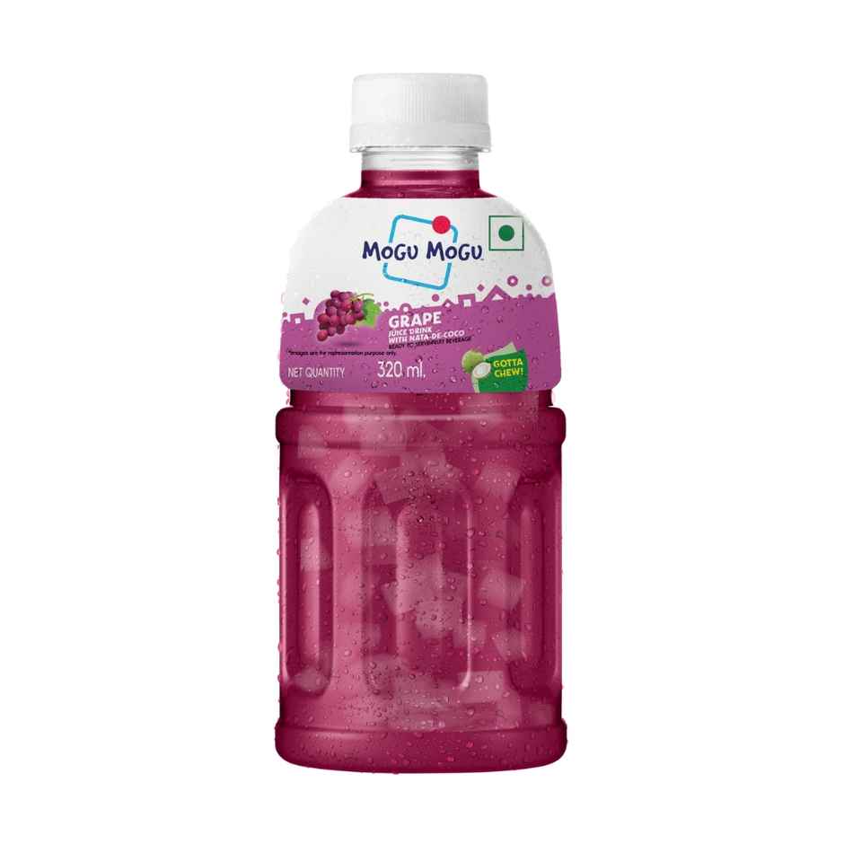 Mogu Mogu Grape Fruit Drink with Nata de Coco
