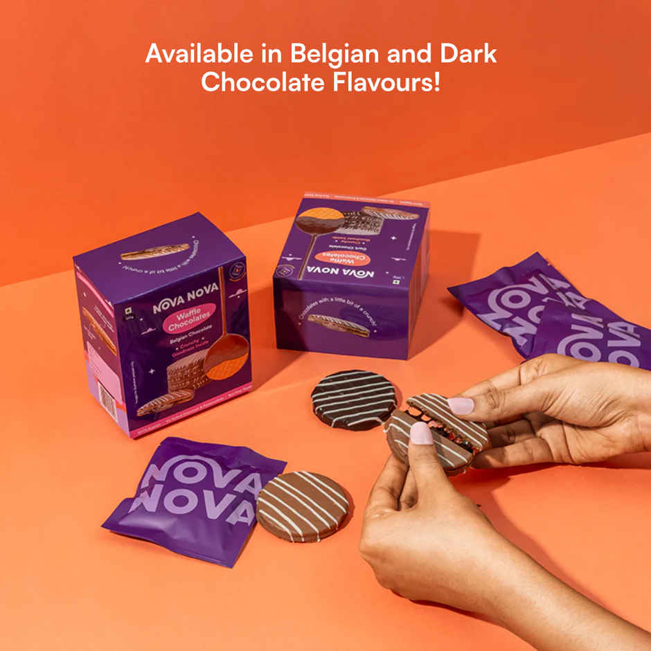Nova Nova Waffle Chocolates- Dark Chocolate