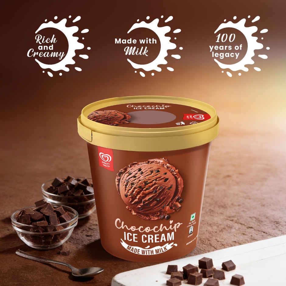 Kwality Wall's Chocochip Ice Cream Tub