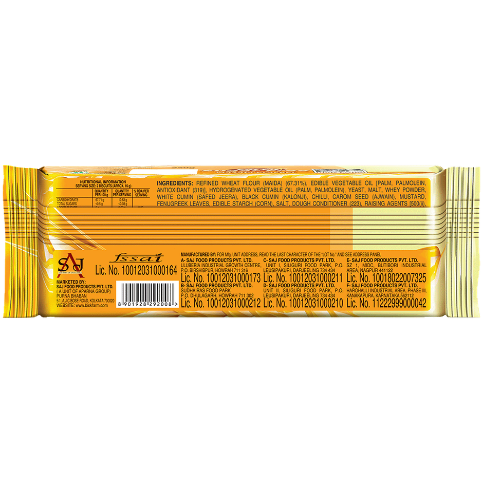 Eat Fit Sugar Free Masala Cracker