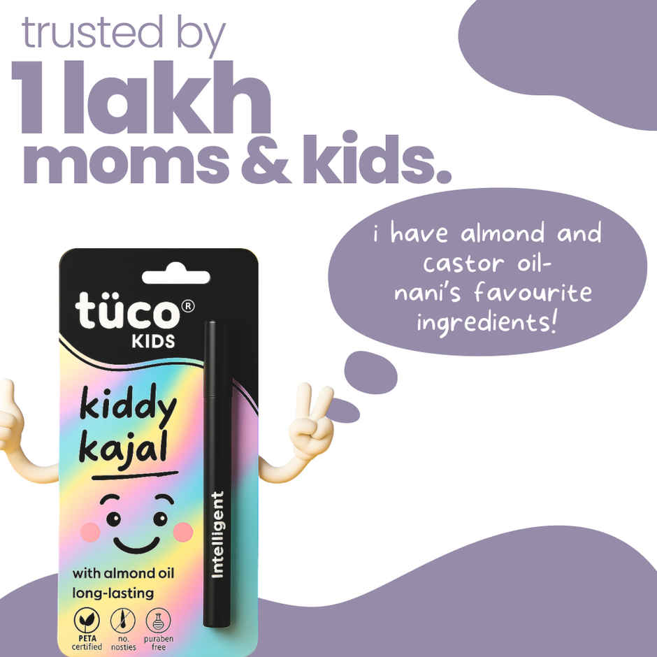 Tuco Kids Kiddy Kajal, Safe for Eyes