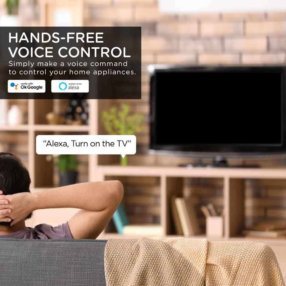 Qubo 10A Wi-Fi + BT Smart Plug |Energy Monitoring & Voice Control from Hero Group