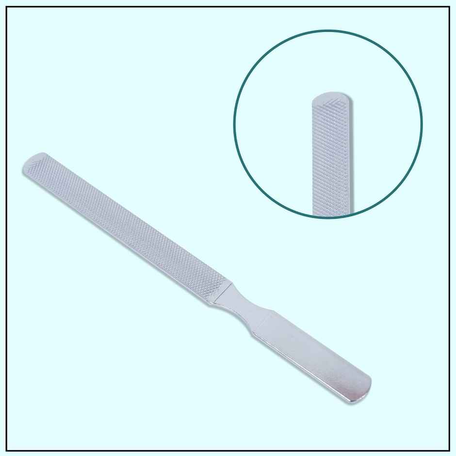 Bronson Professional Nail Filer And Buffer Double Sided Stainless Steel Pedicure Manicure Nail Tool