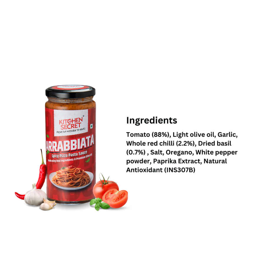 Kitchen Secret Arrabbiata Spicy Pizza Pasta Sauce