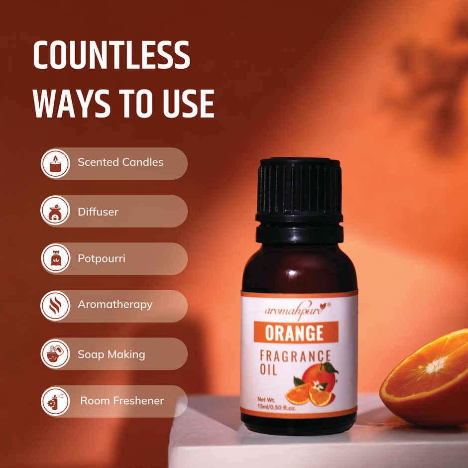 Aromahpure Fragrance Oil | Orange Aroma Oil for Home Fragrance