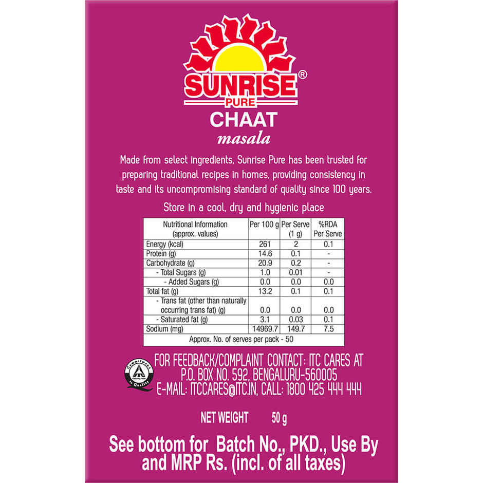 Sunrise Pure Chat Masala
