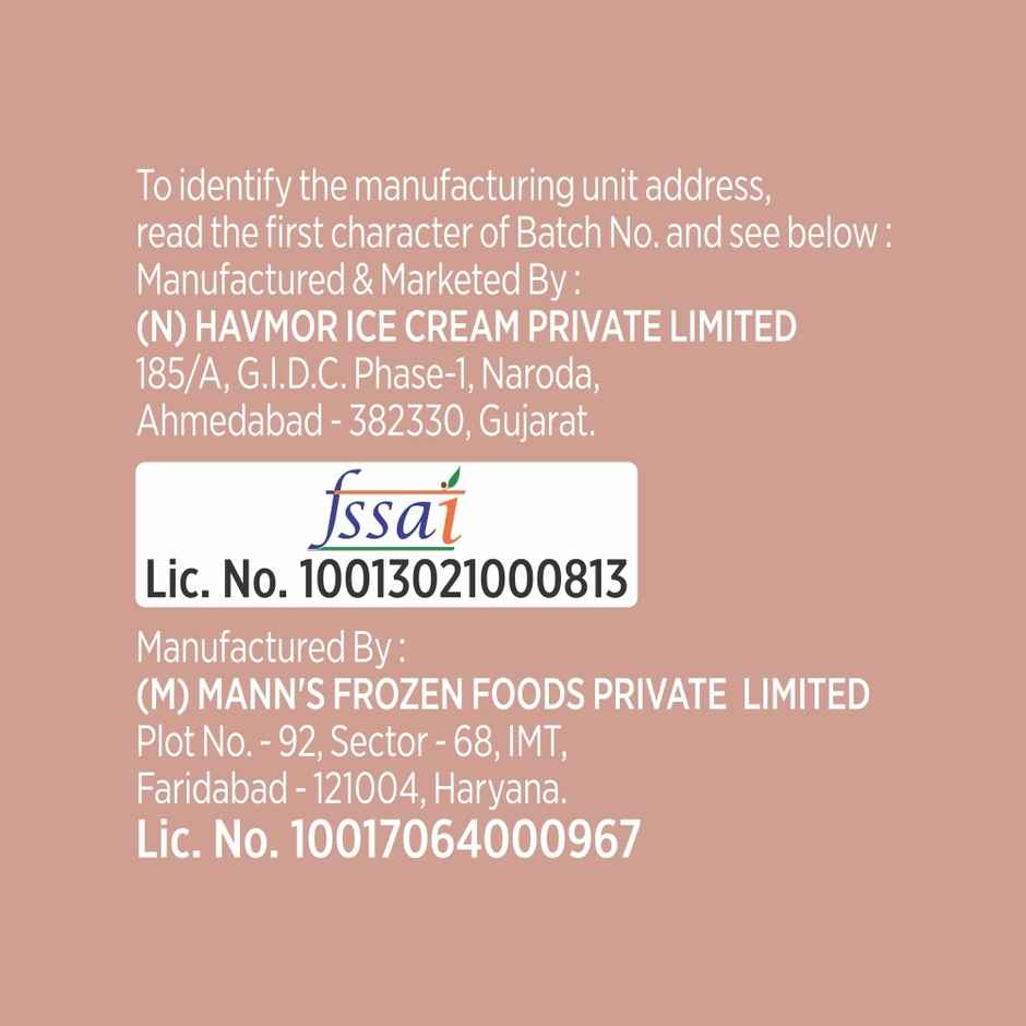 Havmor Choco Brownie Ice Cream Tub | Rich & Chocolatey