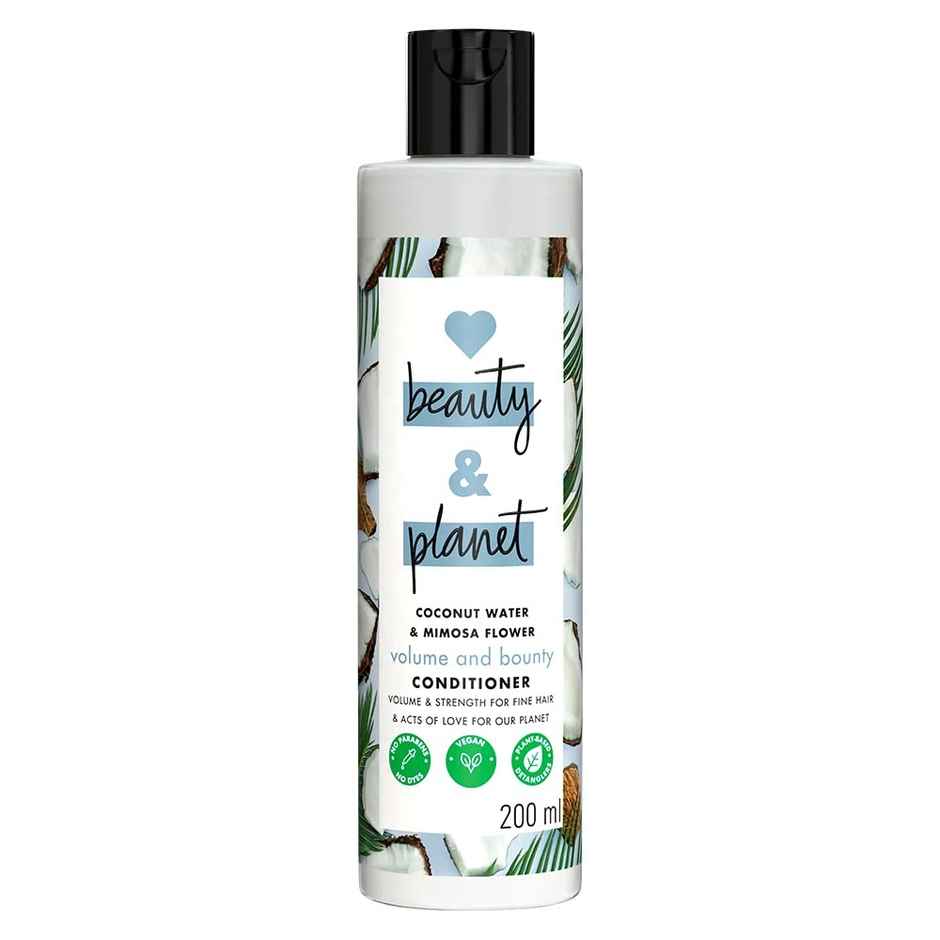 Love Beauty & Planet Coconut Water And Mimosa Flower Paraben Free Volume And Bounty Conditioner