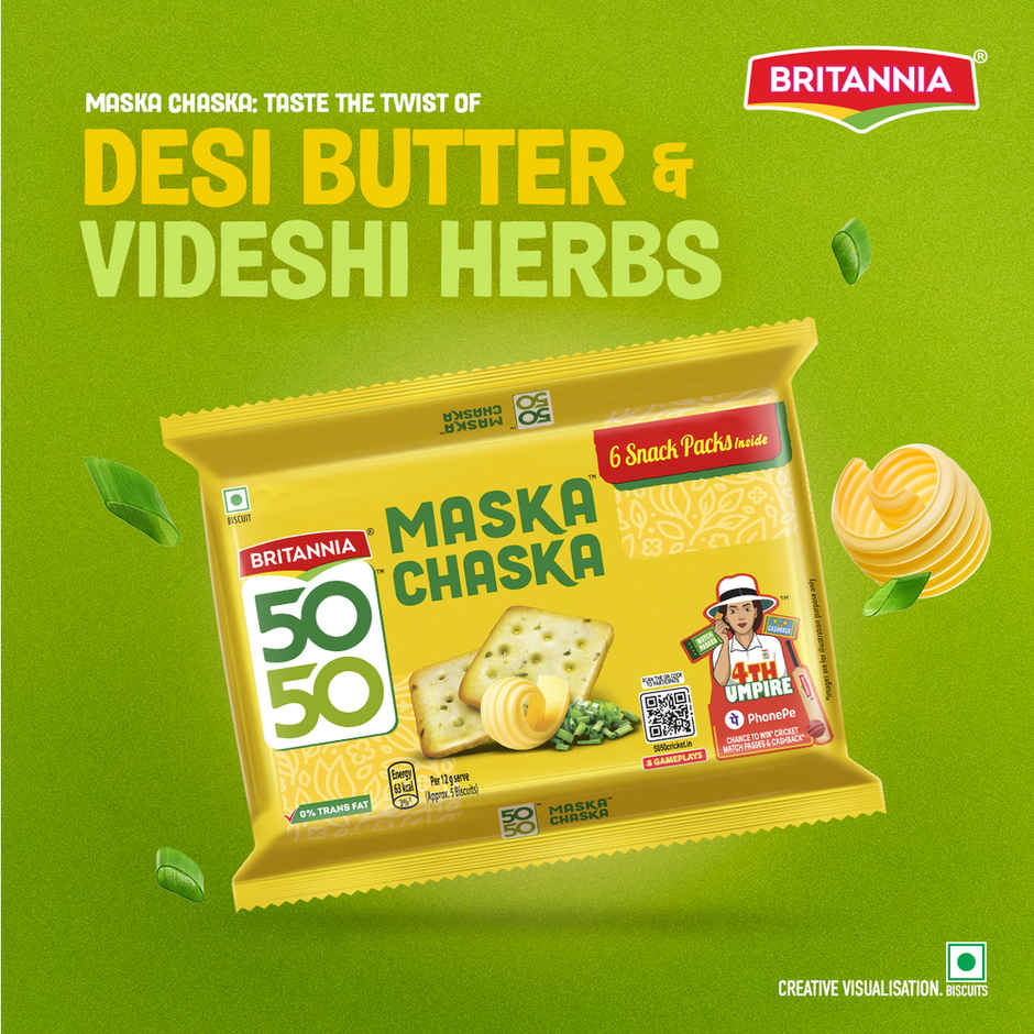 Britannia 5050 Maska Chaska Biscuit