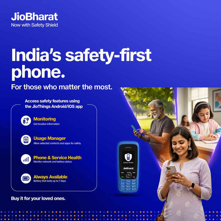 Jio Bharat V4 4G Black