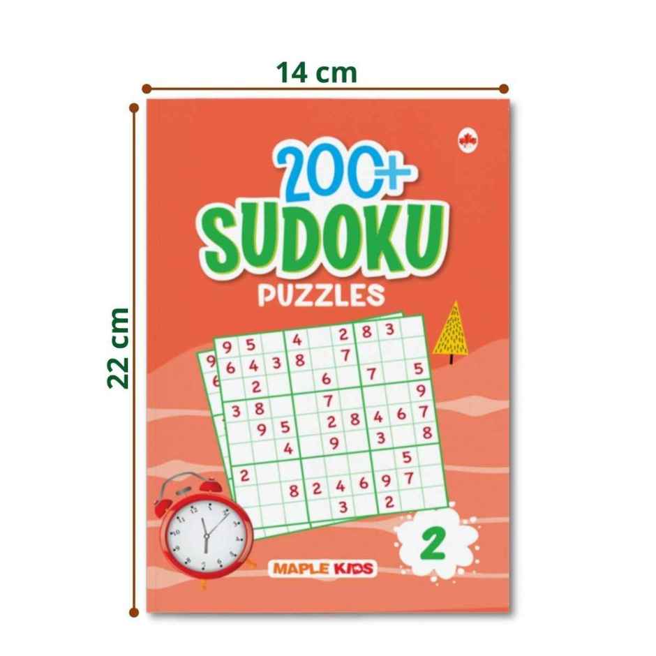 Sudoku Book For Adults | Set Of 4 | 800+ Puzzles | Brain Booster For Children | Age 4+