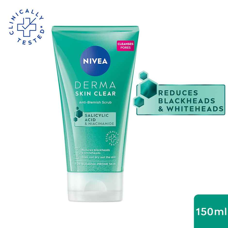 Nivea Face Derma Skin Clear Anti Blemish Scrub