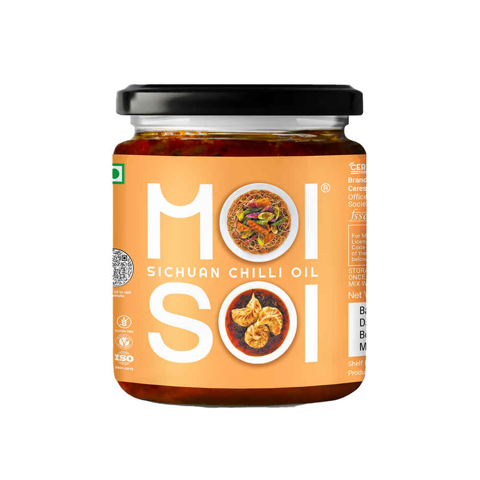Moi Soi Sichuan Chilli Oil- For Stir Fry Marinade Spread & Dip