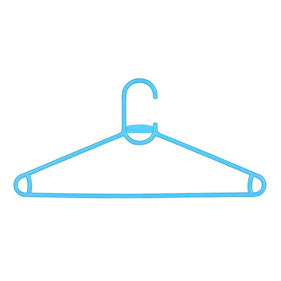 Plastic Cloth Hangerpcs | Blue