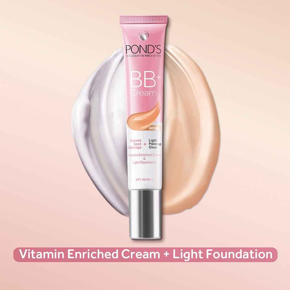 Pond's Bb+ Cream Instant Spot Coverage + Light Make-Up Glow Natural