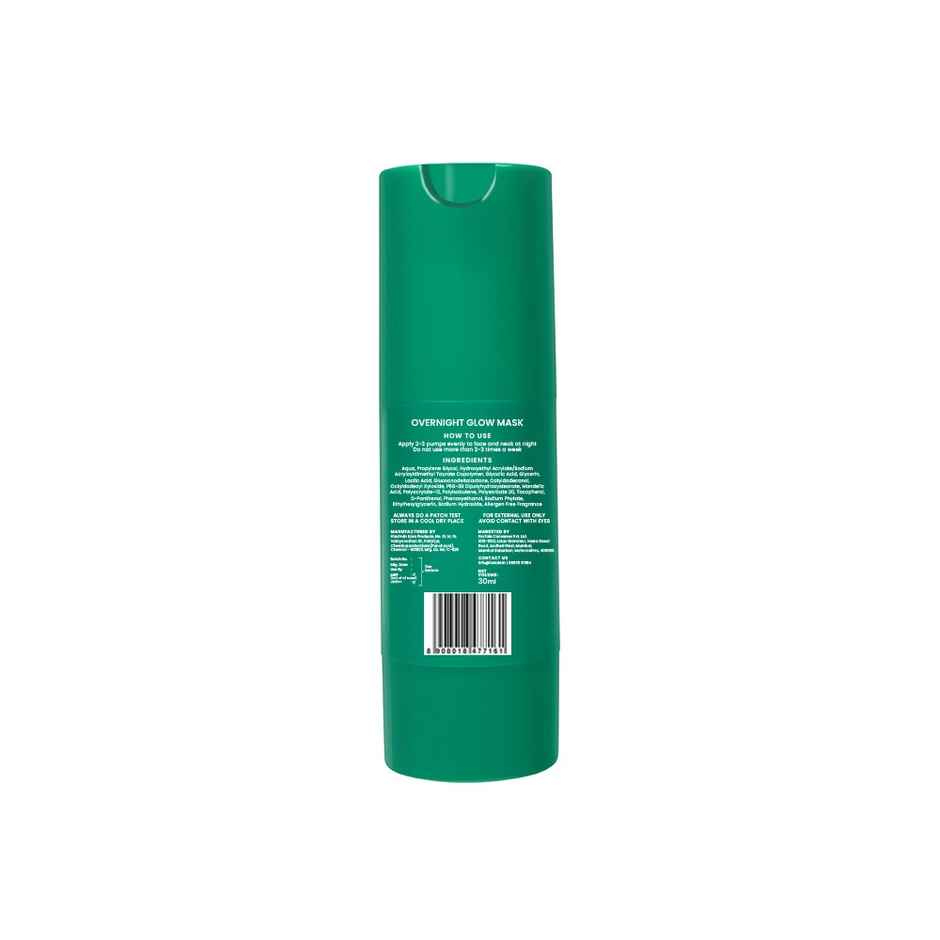Foxtale Over Night Glow Face Mask, Exfoliates & Brightens Skin