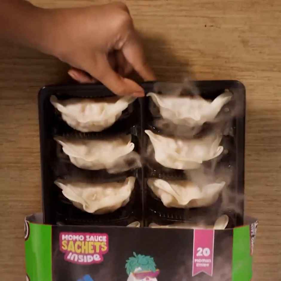 HyFun Mixed Veg Momos, Ready to Cook | Frozen