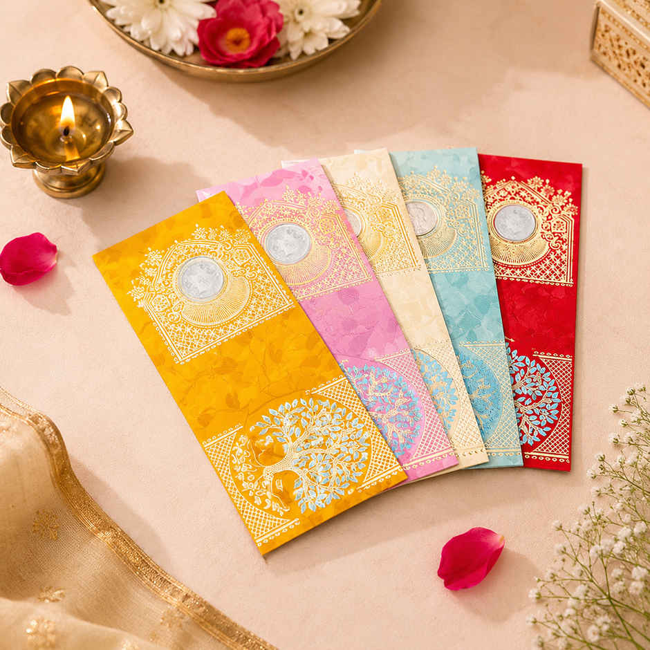 Archies Multicolor Coin Shagun Envelope