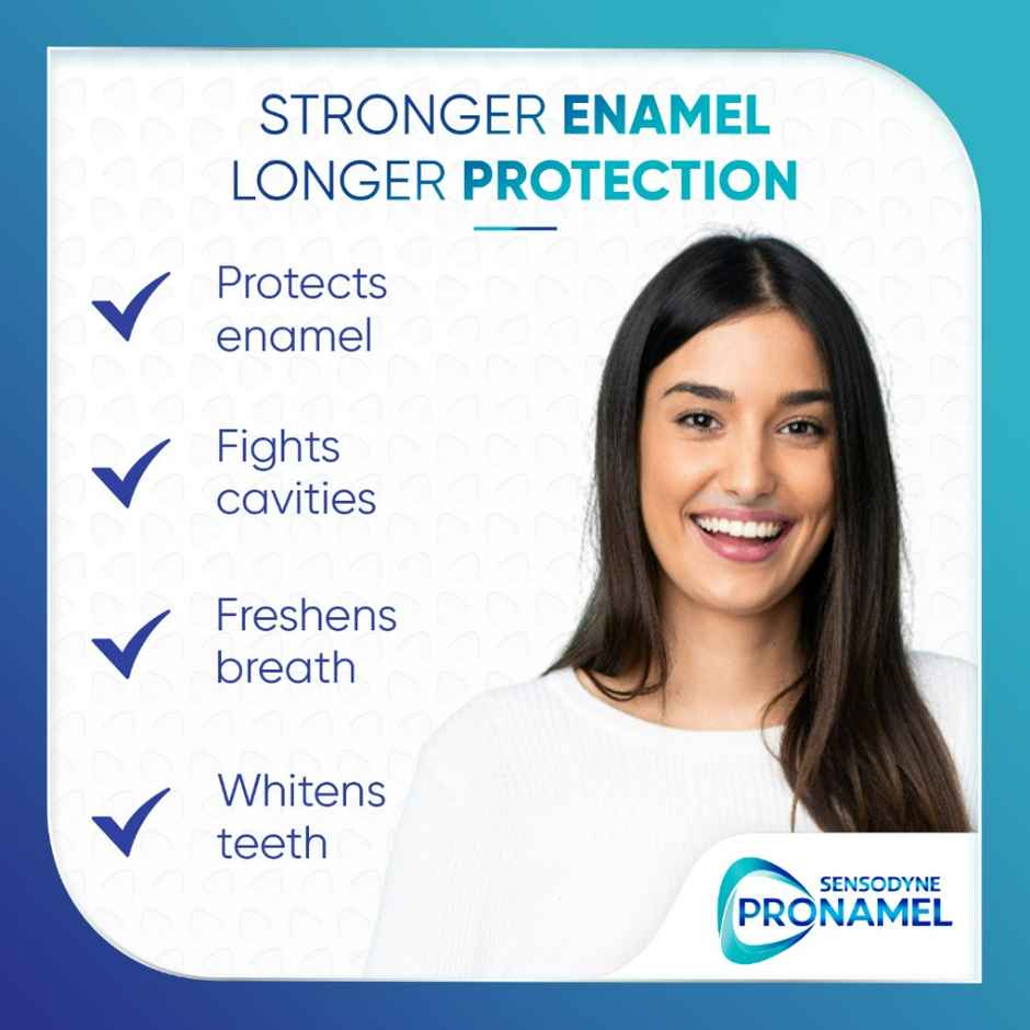 Sensodyne Pronamel Fresh Breath Toothpaste, Active Enamel Strengthening & Complete Care