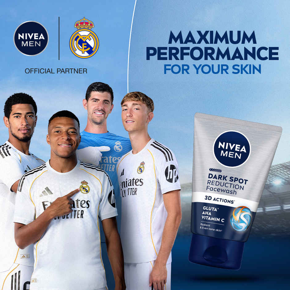 Nivea Men Dark Spot Reduction Face Wash - 10 X Vitamin C Effect