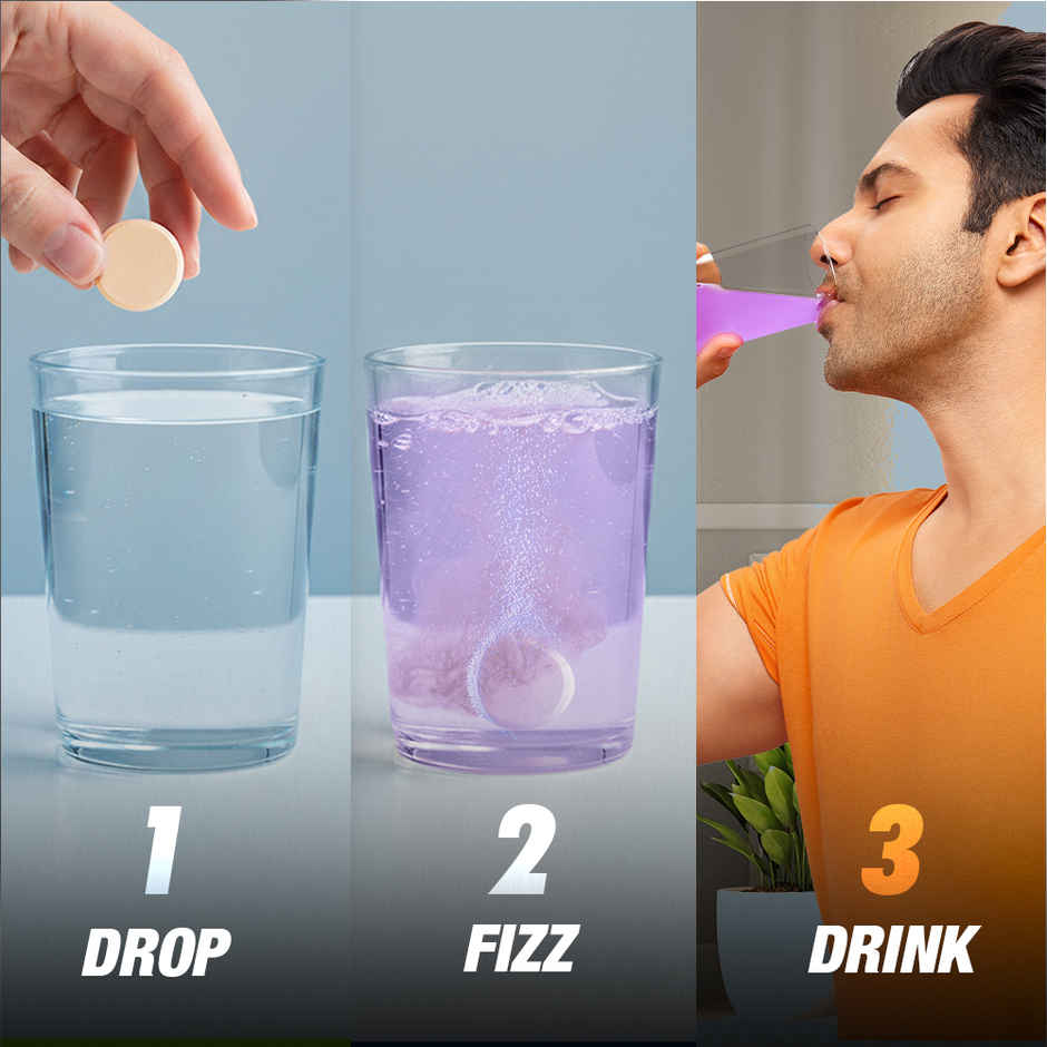 Fast&Up Reload Low Sugar Instant Hydration With 5 Essential Electrolytes | Blue Berry