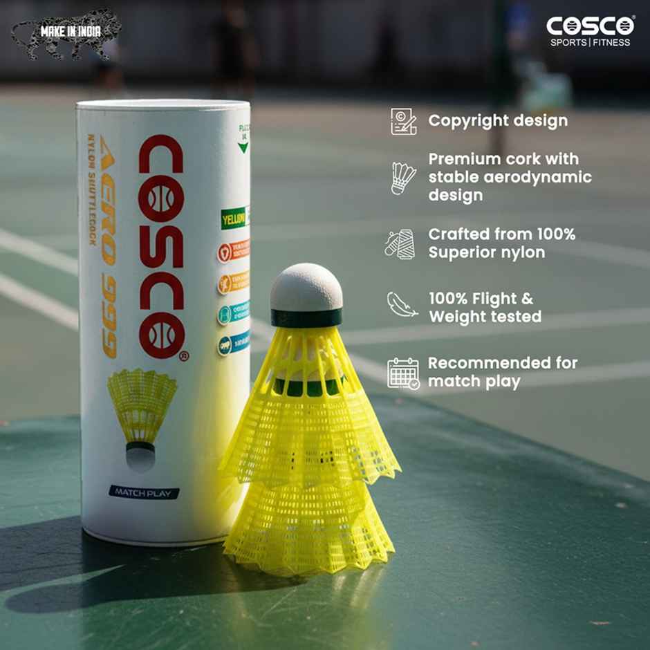 Cosco Aero 999 | Match grade Nylon Shuttle cock
