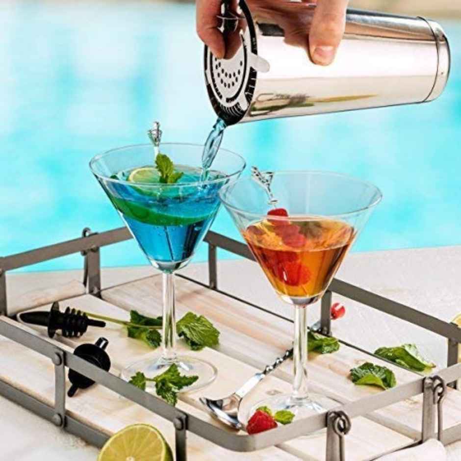 Se7en Stainless Steel Hawthorne Strainer | 4-Prong