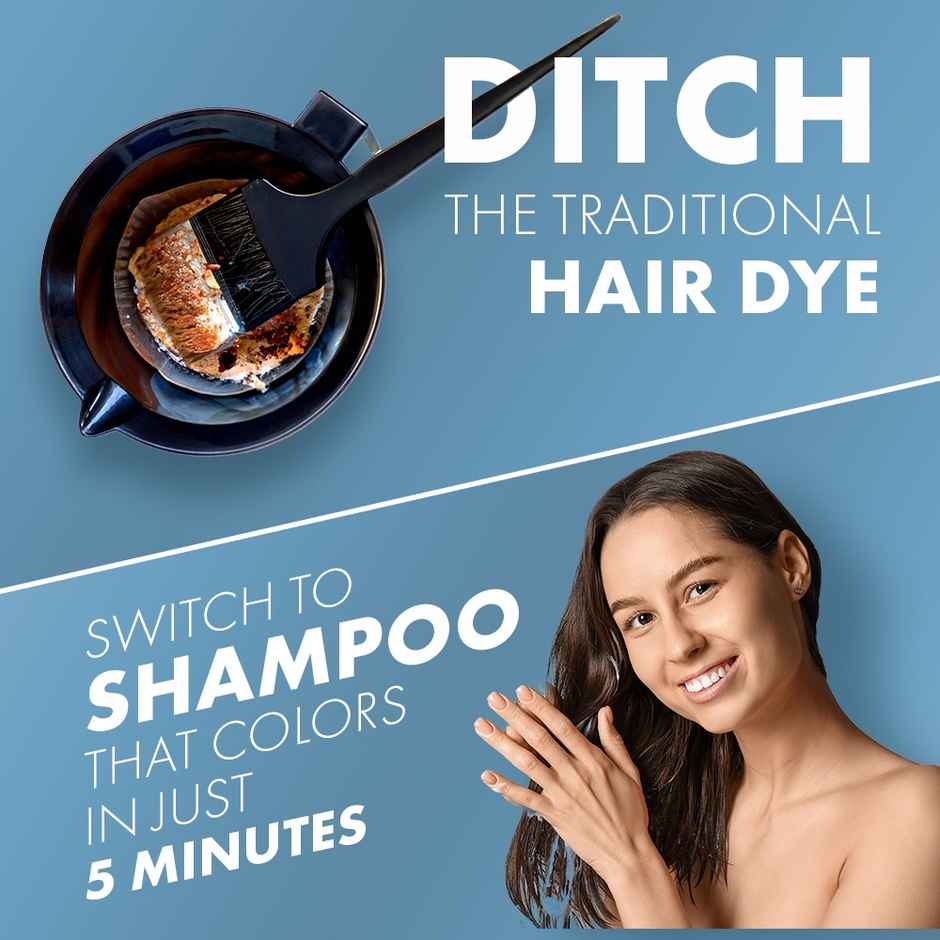 ThriveCo Coloring Shampoo With Hyaplex For Rich - Shiny Colored Hair | Ammonia-Free | Dark Brown