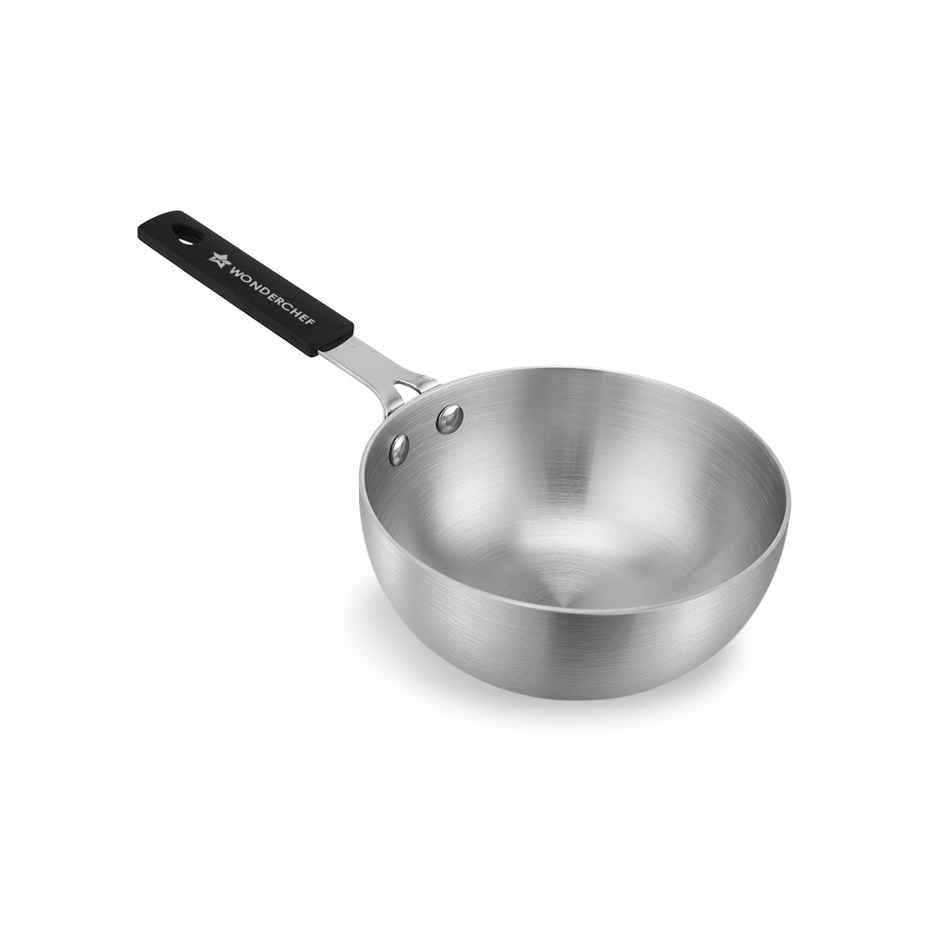 Wonderchef Venice Mini Wok Tadka Pan | 14 cm | 650 ml | Triply