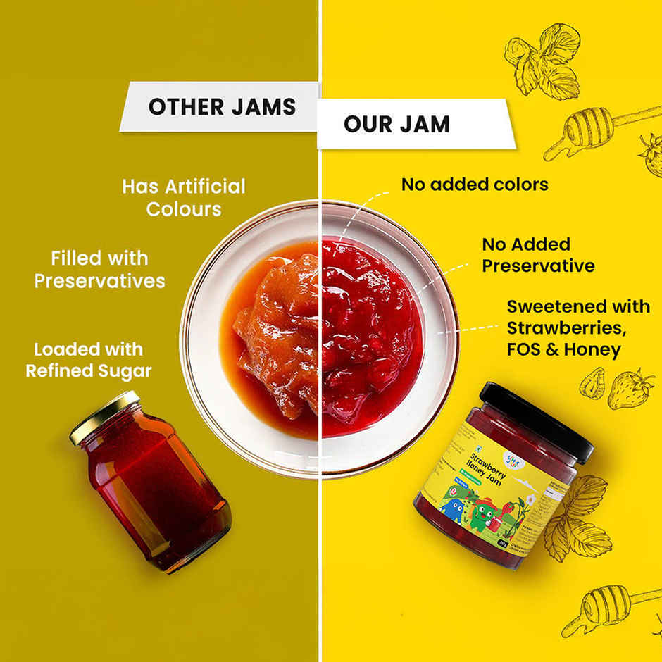 Little Joys Strawberry Honey Jam | No Added Sugar & Preservatives