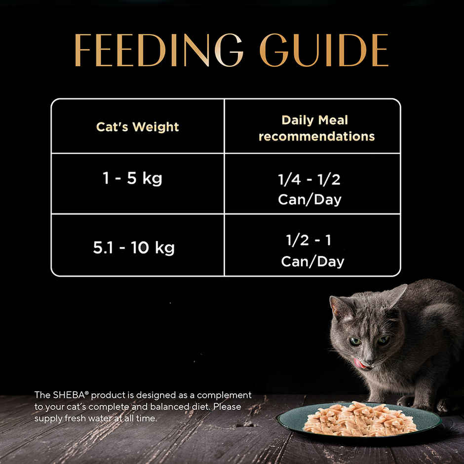 Sheba Deluxe Premium Adult Tuna and Snapper in Gravy Wet Cat Food Can