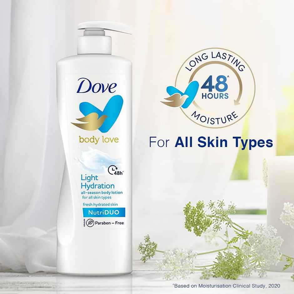 Dove Body Love Light Hydration Body Lotion Paraben Free