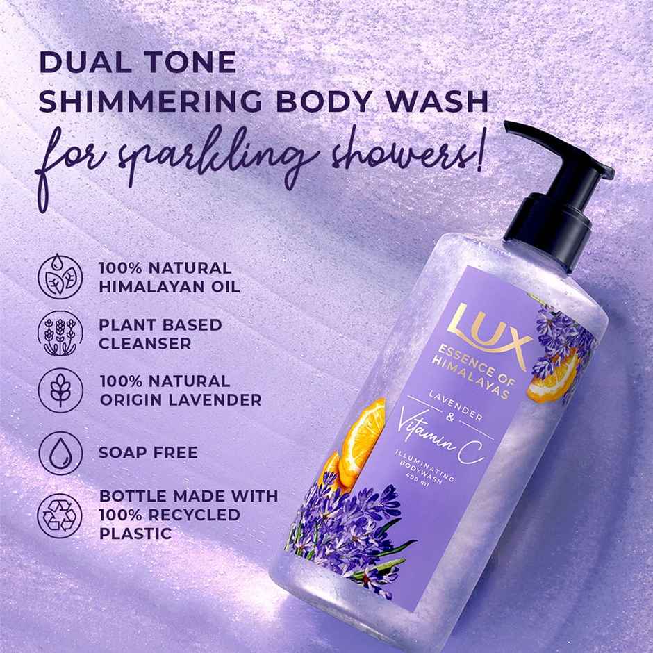 Lux Lavender and Vitamin C Shimmer Body Wash