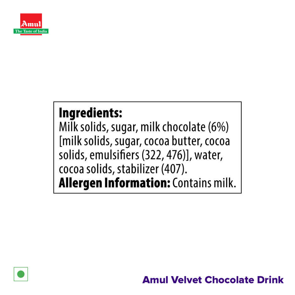Amul Velvett Choc Drink