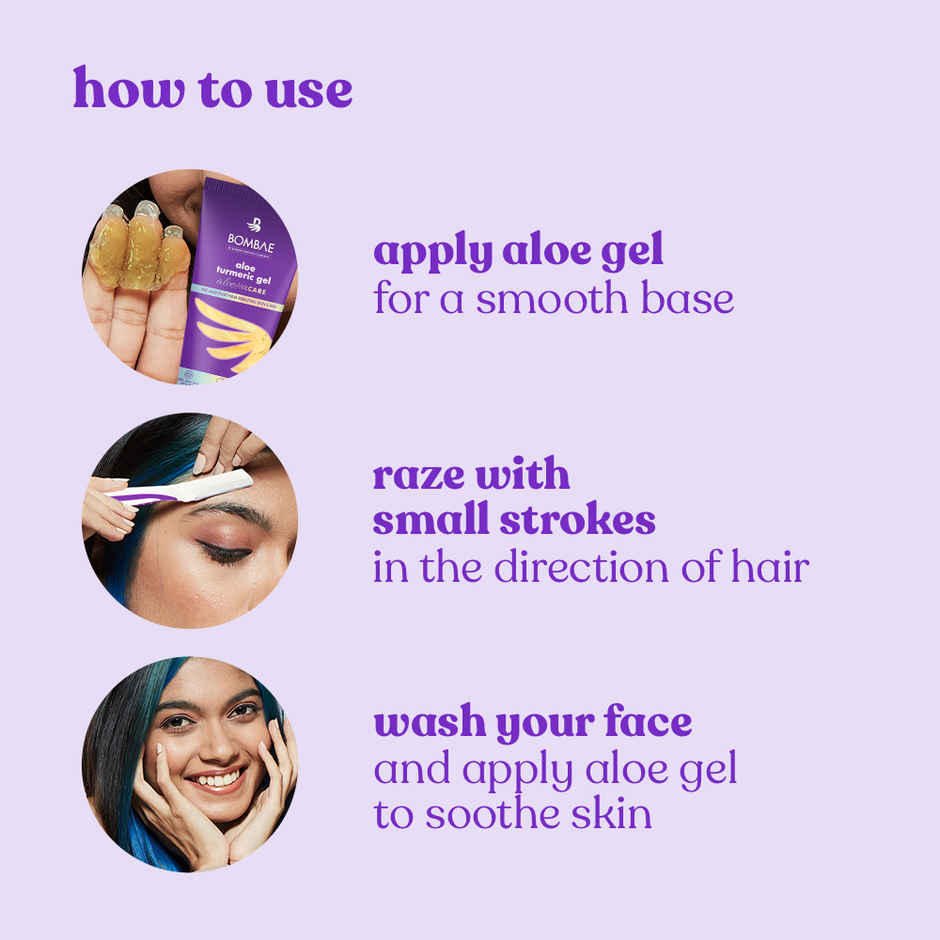 Bombae Pro Dermaplaning Face Razor For Women