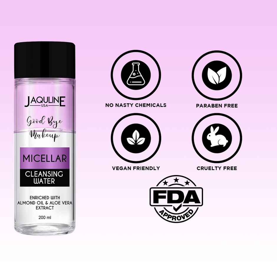 Jaquline USA Goodbye Makeup Micellar Cleansing Water
