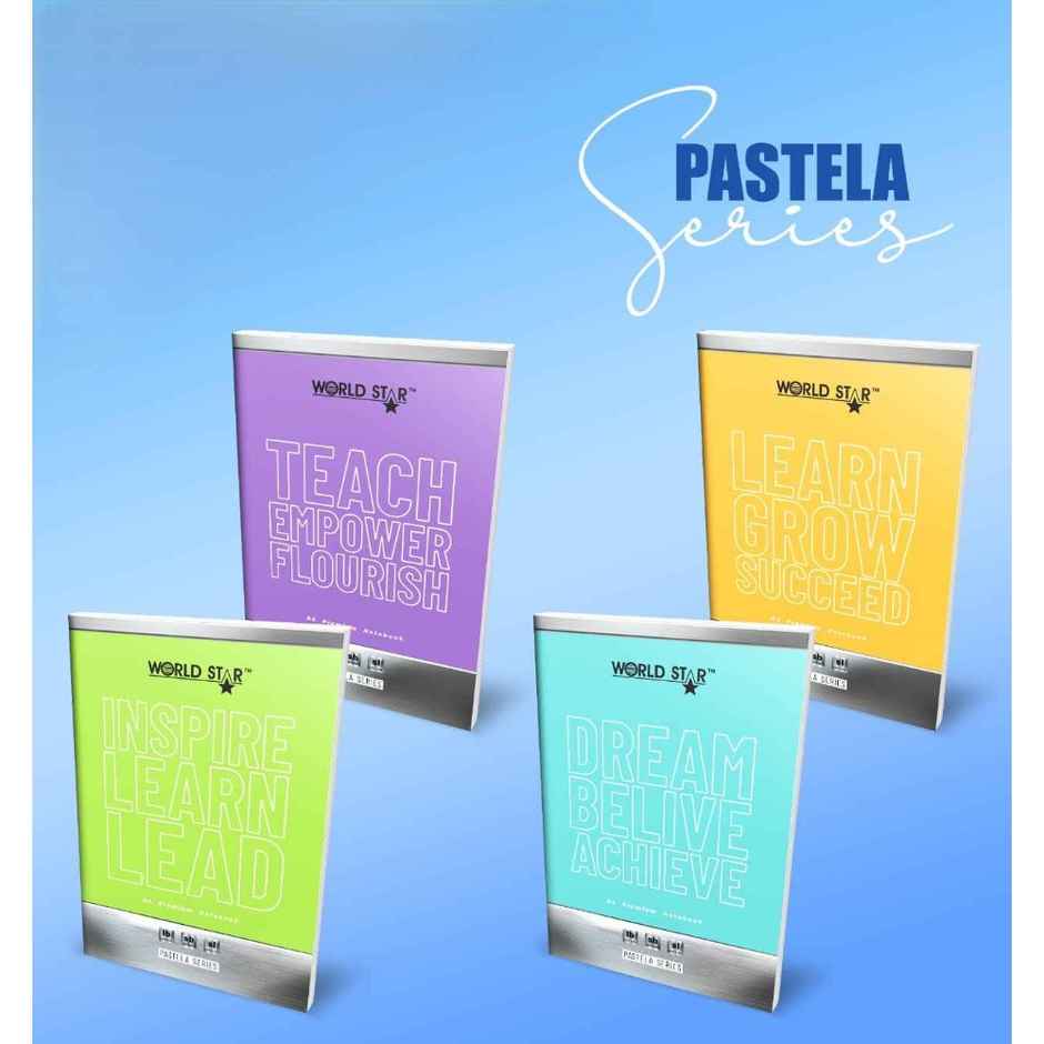 ABK A4 Long Book Ruled | 144 Pages | 21 x 29.66 cm | Set of 6