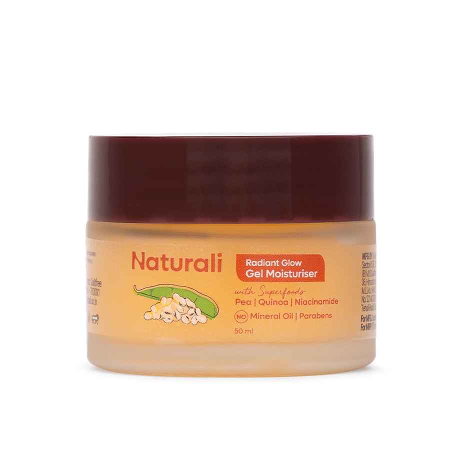 Naturali Radiant Glow Gel Moisturiser With Pea Quinoa & Niacinamide