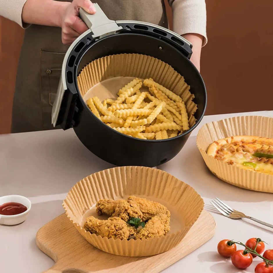 SE7EN Round Air Fryer Disposable Paper Liners Large