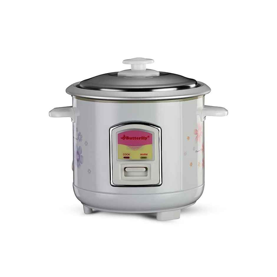 Butterfly Krc-08 Electric Rice Cooker, 0.6 Liter, White