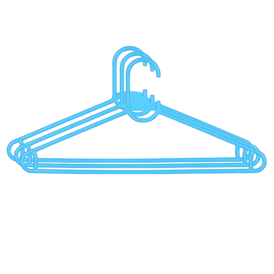 Plastic Cloth Hangerpcs | Blue