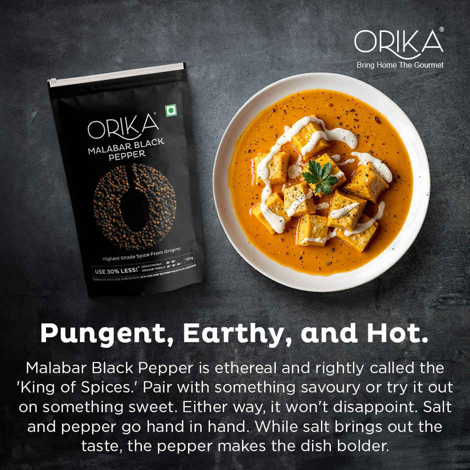 Orika Malabar Black Pepper Powder | Kaali Mirch Powder