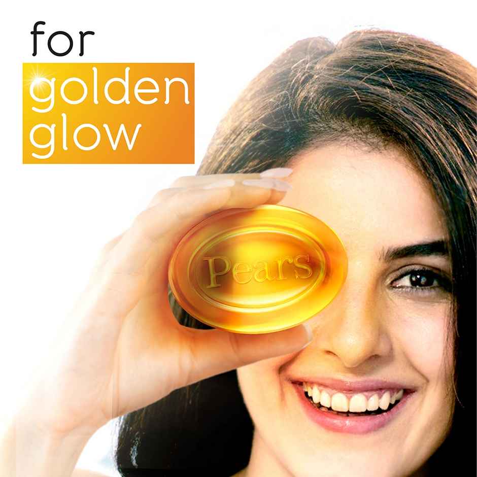 Pears Moisturising Bathing Bar Soap with Glycerine Pure & Gentle - For Golden Glow