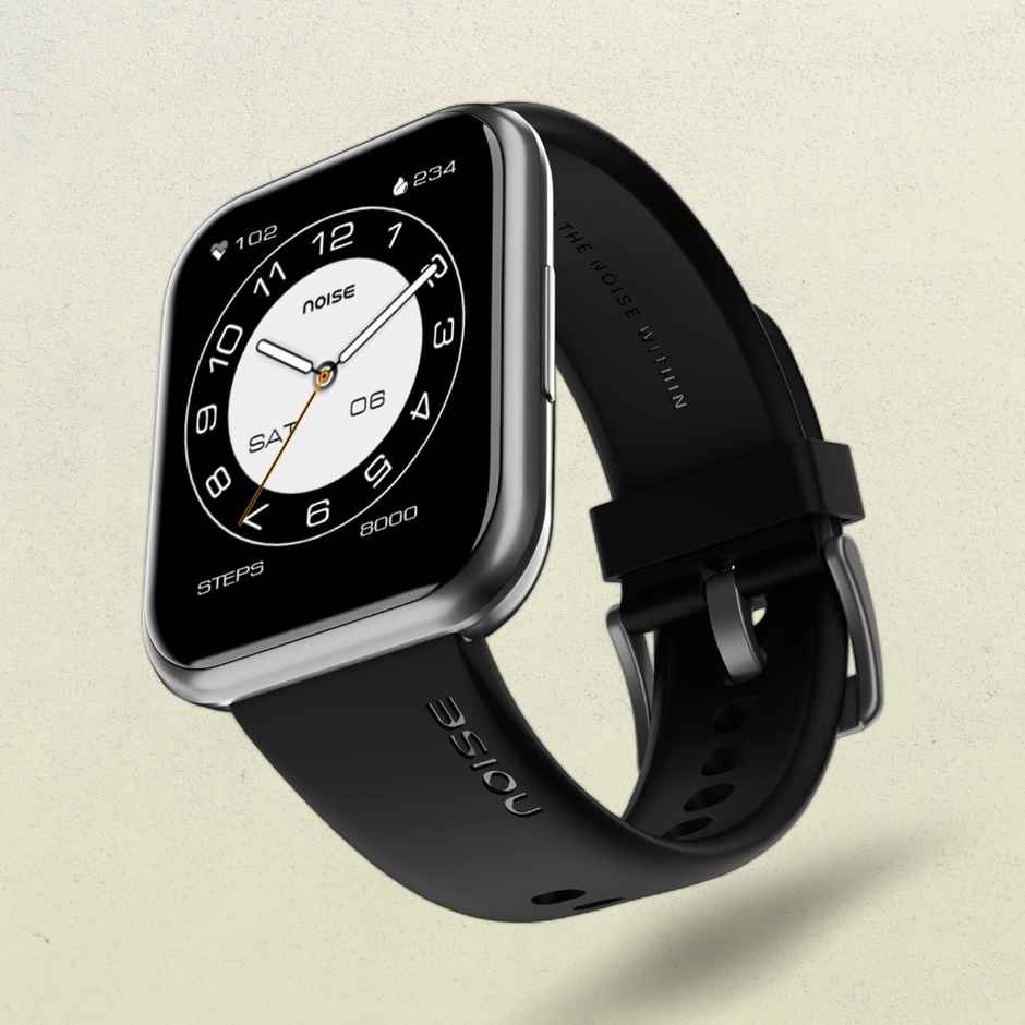 Noise ColorFit Ultra Buzz Smartwatch with Bluetooth Calling | 1.75" HD Display | 100+ Sports Mode - Charcoal Black
