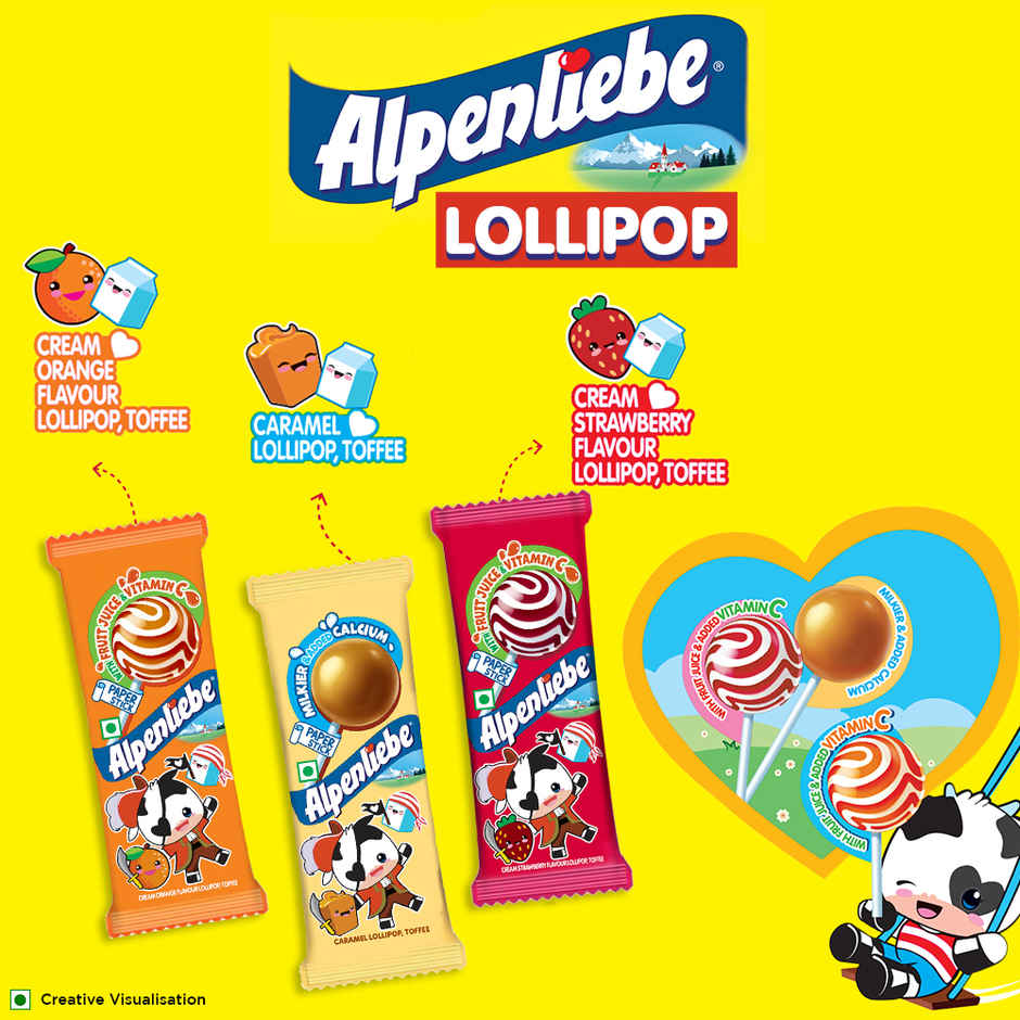Alpenliebe Pop Assorted Flavours Lollipop Combo